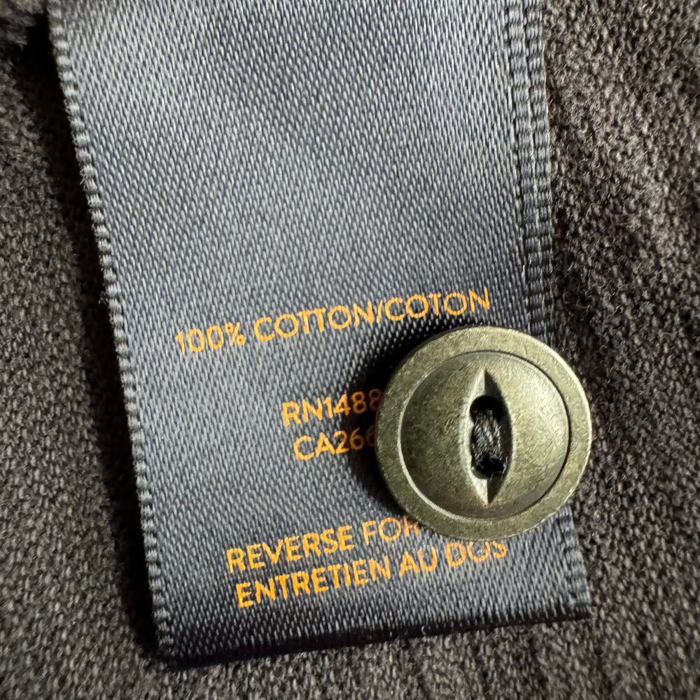 Good Man Brand Shirt Mens XL Black Long Sleeve 100% Cotton Button Neckline - Picture 14 of 14